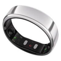 RingConn智能戒指Gen 2 运动心率血氧健康睡眠呼吸监测 未来银7号(17.4mm)