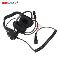 哲奇TBP0202A型 头戴式双耳送受话器(含插头) 170/171型超短波电台耳机