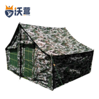 沃营03型班用单帐篷 便携撑杆式大型帐篷 涤纶牛津布通风防雨