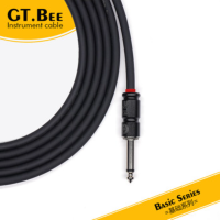 森谷吉他连接线音频降噪线6.5线 GT Bee吉他线直+直10m/33ft