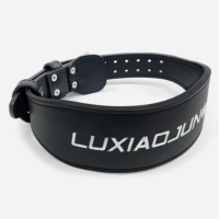 吕小军BT300健身腰带黑色-牛皮健身腰带