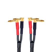 银珂INCK 5N高纯铜发烧级HIFI喇叭线主副音箱环绕功放电脑音响线5m5m香蕉头弯-香蕉头弯