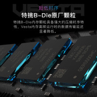 宏碁掠夺者16G(8G×2)套 DDR4 3600频率 台式机内存条 Vesta 炫光星舰系列(C14)B-die颗粒