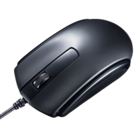 SANWA SUPPLY有线鼠标BLC158T 左右手对称 轻量型便携ype-C接口 平板/WIN/MAC/安卓手机鼠标