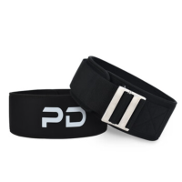 POWER DRAGON健身负重腰带PD力量举引体向上臂屈伸 深蹲加粗铁链 黑色