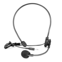 苏宁 得胜 原装头戴式有线麦克风 HM-700直头 适配E126/E129/E190M等