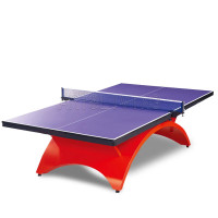 ART&LIVING乒乓球桌正红豪银球台案子 红色 大彩虹乒乓球桌