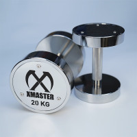XMASTER电镀哑铃 防锈健身器材 5KG(2个,共10kg)
