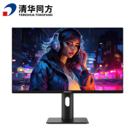 清华同方商用办公电脑4k超清液晶显示器27英寸TF27S3外接屏幕HDMI/DP/C口/多功能底座