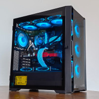 玩嘉绝尘360黑色 台式机电脑机箱(E-ATX/360水冷位/玻璃侧透/185MM高散热/11风扇位/4个防尘网)