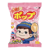 苏宁 不二家 棒棒糖 水果味 草莓牛奶味+芒果牛奶味(新包装)20支/份 3份起订