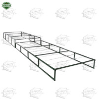 5325移动战术高低桩网组合低姿匍匐战术架圆管 高+低共20米