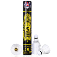 亚狮龙羽毛球 RSL5号球76速 12只/桶 日常训练稳定耐打 鹚鸪鸭毛 双拼球头