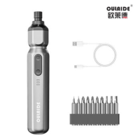 欧莱德电动螺丝刀充电式 家居常备电动螺丝刀 标配