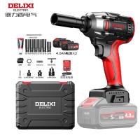 德力西电气无刷锂电动扳手电动风炮汽修维修套装电动工具扳手冲击扳手大扭矩 升级重载款大扭力无刷10节两电