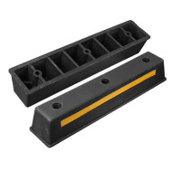 金瑞来停车位定位器汽车轮地挡限位器橡胶止退器橡塑黑色750*150*120mm