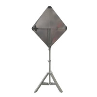 丙部雷达信号反射器 救生艇船应急救援铝制 角反射器 12寸带103cm支架