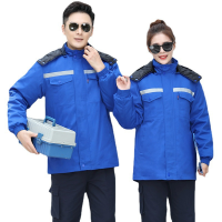 优合创佳冬季夹棉工作服/套 定制logo (货期一周 ) 定制产品非质量问题不退不换