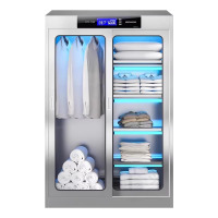 绽望不锈钢消毒衣柜 0.6米平顶单门无鞋架款[按键走时器]