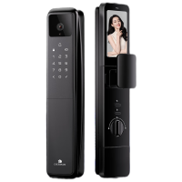 德施曼智能门锁人脸识别指纹密码哨兵猫眼锁麒麟Q50 FMax(Shotax升级版)