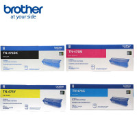 兄弟TN-476原装黑红黄青四色大容量墨粉盒套装黑色6500页/彩色6500页