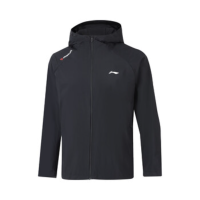 李宁2025防风保暖男款短款棉服AJMV157-3 黑色 M