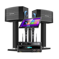 威斯汀家庭ktv音响套装点歌机一体KTV唱歌全套设备118音箱10吋四分频家用客厅卡拉OK大包围