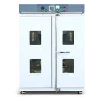 力辰LC-DBH-4BS立式双开门鼓风干燥箱640L 工业智能烘干箱201不锈钢内胆