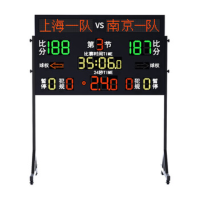 鹰泽晟LQ30专业款篮球计时记分牌1800*900*100mm