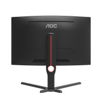 AOC 27英寸2K 240Hz超频260Hz HDR400 快速液晶1ms 1000R曲面显示器 CQ27G3ZE