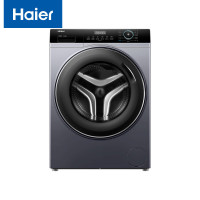 海尔全自动滚筒洗衣机 13公斤大容量 大筒径 智能投放 AI动平衡 除菌螨 XQG130-L517S 星蕴银