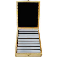 中敏铣床虎钳垫块 18件等高平行垫铁-木盒加硬材质