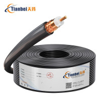 天背SYV-50-7-2射频线 RG213同轴馈线电缆单屏蔽无氧铜材质0.75mm 144编织网100米TB-S24YV