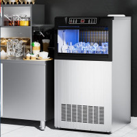 志高制冰机商用大型方块大容量全自动制冰机 84冰格两用I纯铜加厚l产120K