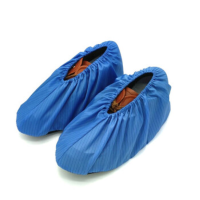 厚创防静电鞋套 底部防滑款[10双装 ]无尘可洗