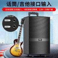 索爱SA-X21 8英寸专业广场舞音响会议音响移动家用户外K歌蓝牙拉杆便携式带无线麦克风扩音器精致露营