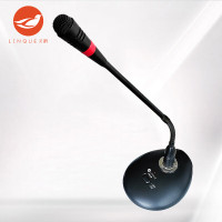 灵鹊 PS-318台式会议麦克风有线话筒桌面电容麦开会培训鹅颈话筒活动专业台式话筒