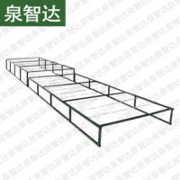 攀战移动战术高低桩网 低姿匍匐战术架方管(高+低共20米)送刺绳