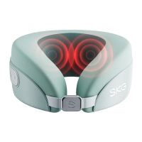苏宁 SKG 颈椎按摩器 N5天青色 护肩颈部脖子U型枕环颈支撑热敷按摩仪