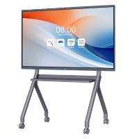 JAV86英寸译会议平板一体机视频4K触摸屏白板八核8GB+128GB内存4800W摄像头LED86H279y钛金灰