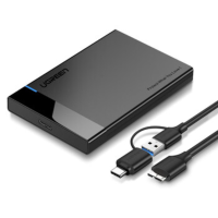 绿联 硬盘盒 60734 USB3.0款[USB+C二合一线]