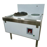 创力时代植物油柴油灶台商用环保油猛火灶不锈钢炉灶 单口单温35口