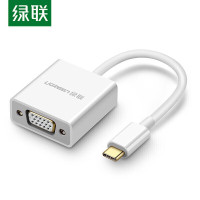 绿联 扩展坞 50511 Type-C转VGA 视频转换器 白色0.1米