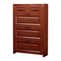 臻远ZY4022009木质翻斗鞋柜[单层双抽屉]入户门口窄边鞋柜