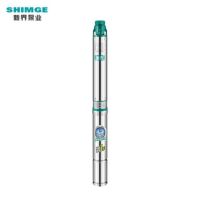 新界不锈钢深井泵100QJY2-170/27-2.2K3(T) 深水泵380V 2.2KW 2方170米1寸