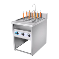 闪盾9孔三缸立式电热煮面炉9KW 220V