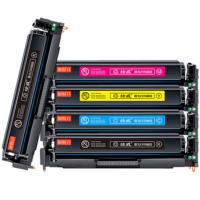 苏宁 绘威 CF500A 硒鼓套装 2黑+3彩(带芯片)约8400页 适用惠普打印机