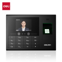 得力(deli)人脸指纹混合识别考勤机 自动生成报表 3765PRO