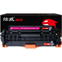 绘威臻享版 CE413A 305A硒鼓 红色易加粉 适用 惠普/HP M351 M451