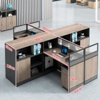 誉卓远屏风隔断办公桌 十字型四人位3000*2800mm